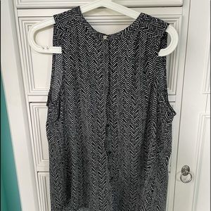 Apt 9 Button up tank top